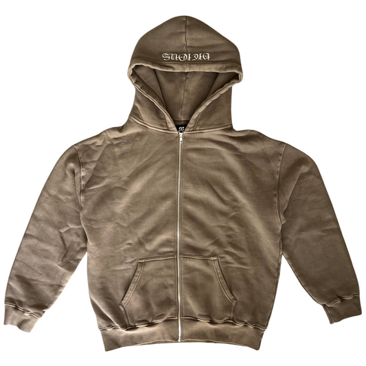 VAMPIRIC ZIP HOODIE TAUPE